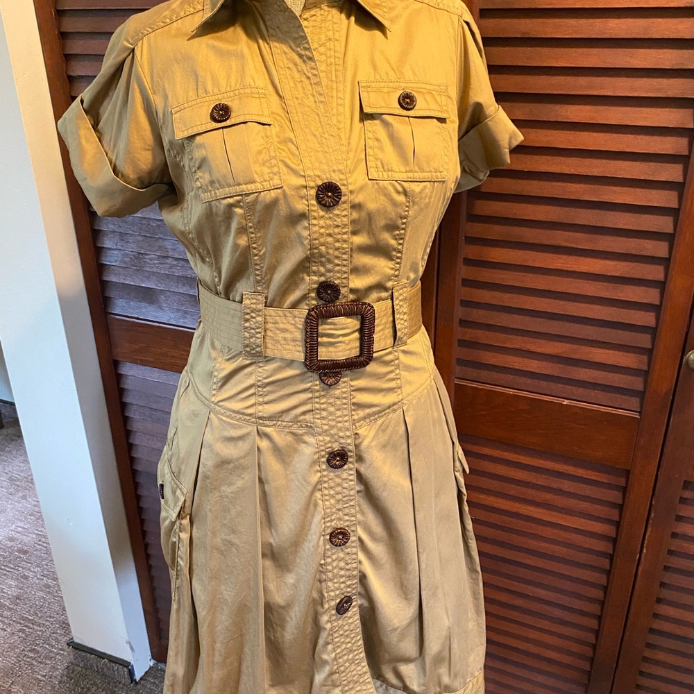 Diane von Furstenberg Trina Safari Shirt Dress – Size 2